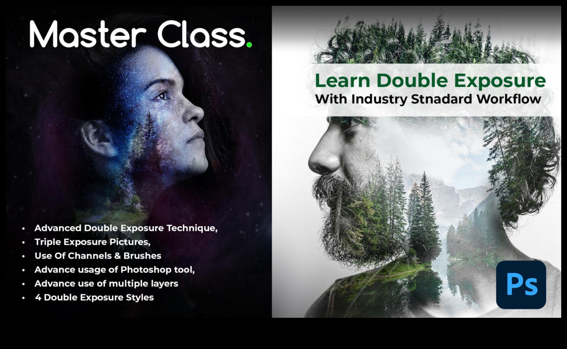 תענוגות חשיפה כפולה: שליטה בטכניקת הצילום היצירתית הזו