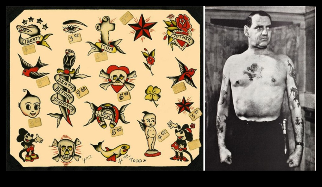 התענוג של סיילור: קסם ימי בקעקועים מסורתיים