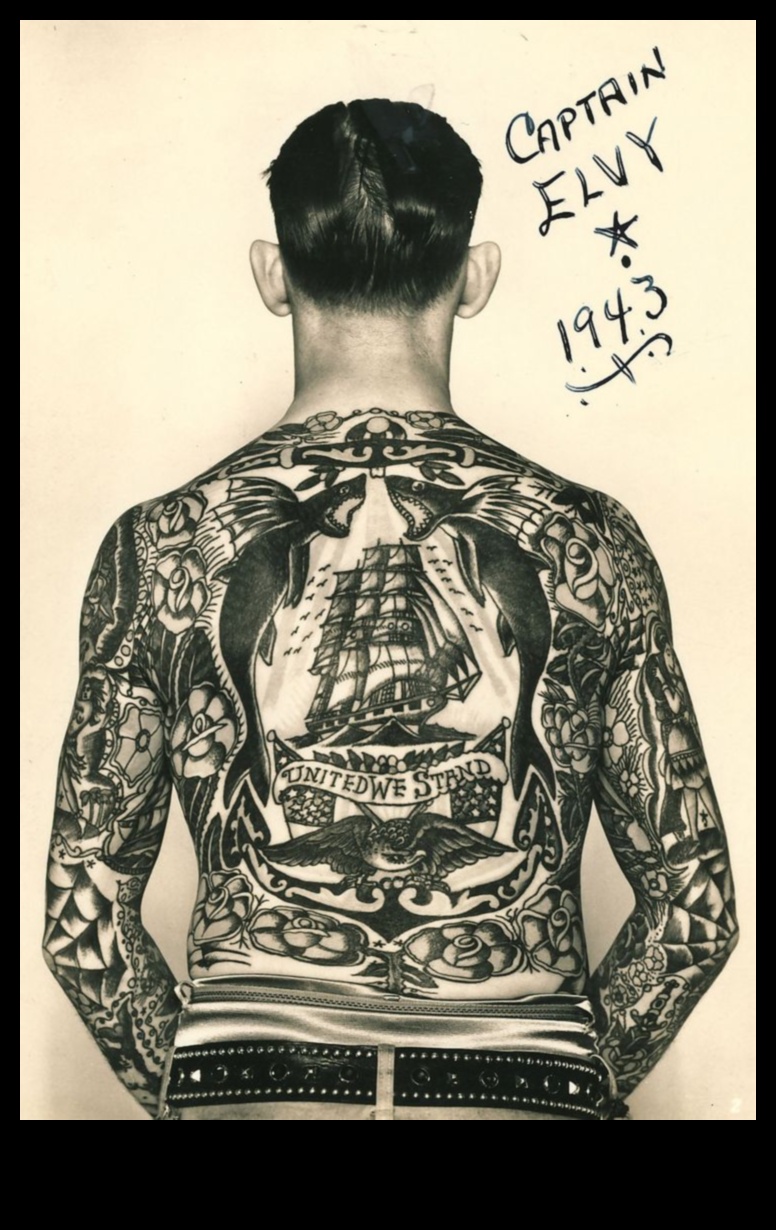 התענוג של סיילור: קסם ימי בקעקועים מסורתיים