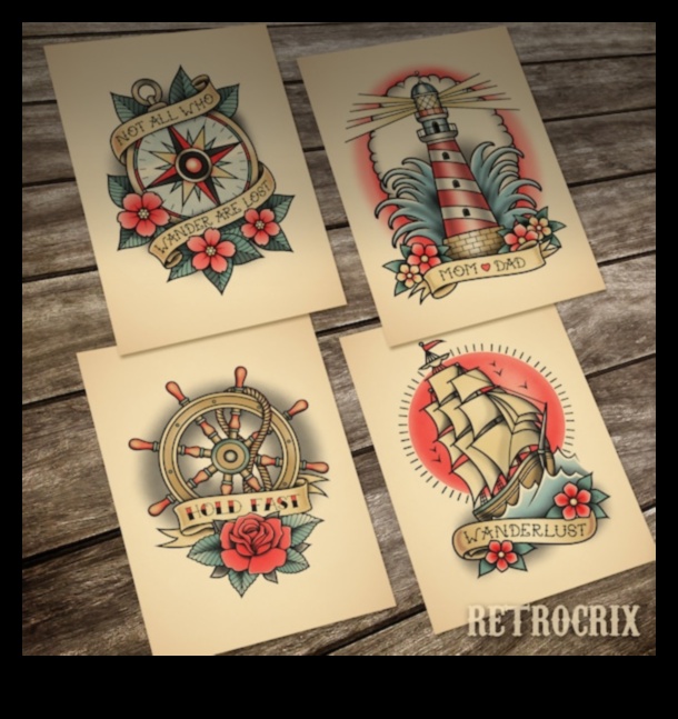 התענוג של סיילור: קסם ימי בקעקועים מסורתיים